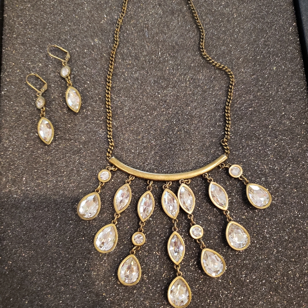 Swarovski Necklace and Earrings Set